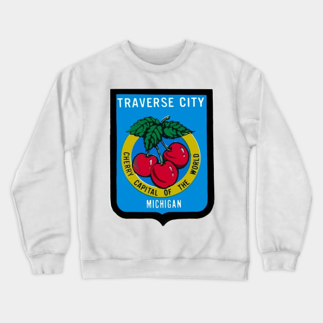 Traverse City Cherries Crewneck Sweatshirt by zsonn